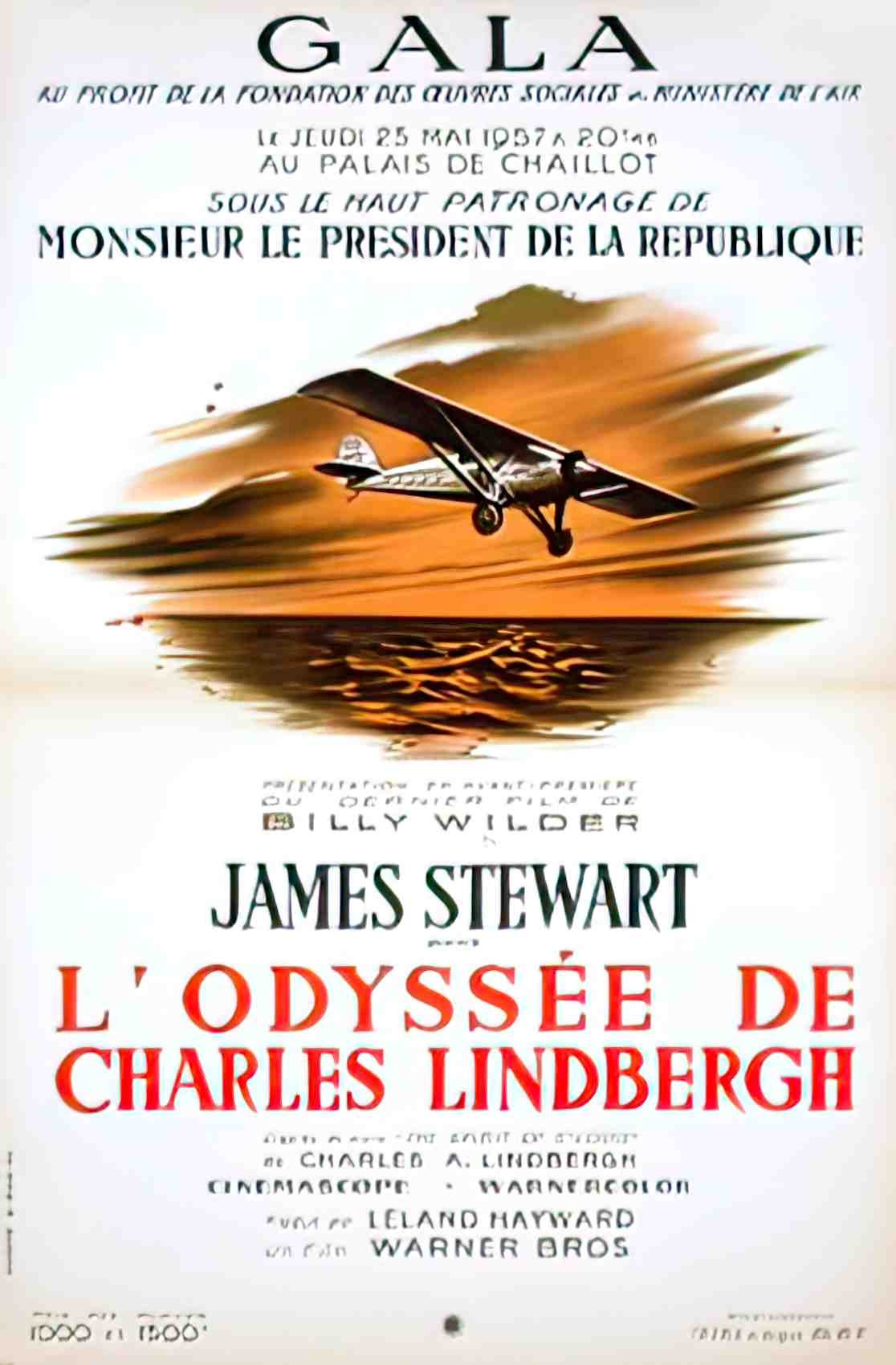 odyssee charles lindbergh p Advert A4 Photo Print