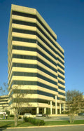 office building exterior 1 Vintage A4 Photo Print