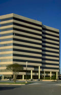 office building exterior 2 Vintage A4 Photo Print