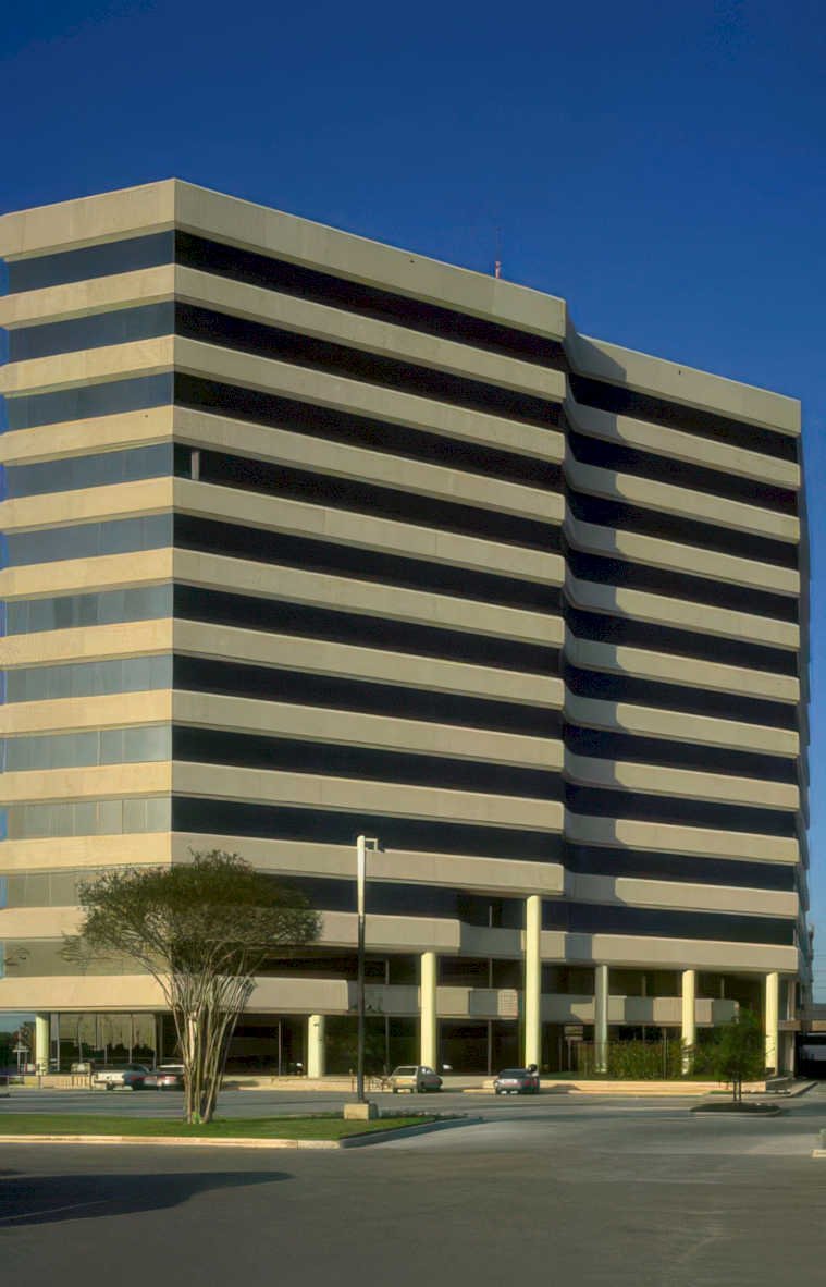 office building exterior 2 Vintage A4 Photo Print