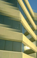 office building facade Vintage A4 Photo Print