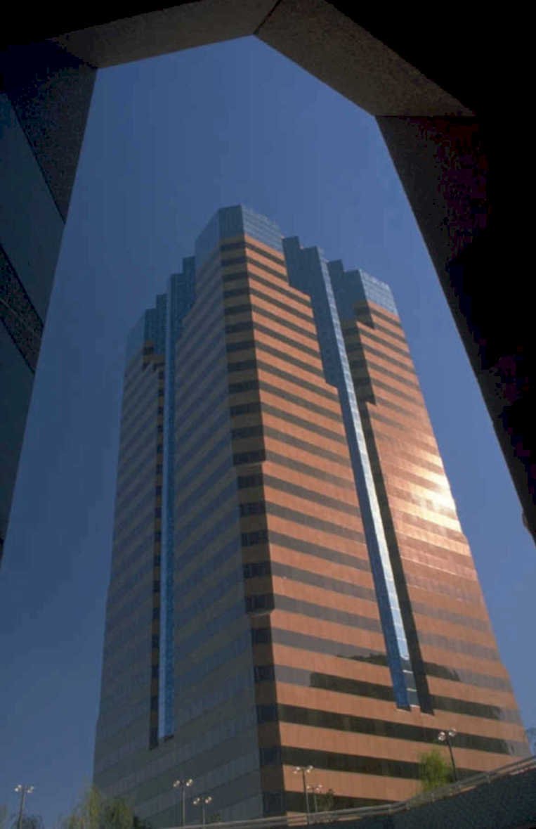 office building losangeles 1980s 1990s A4 Photo Print