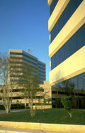 office building plano Vintage A4 Photo Print