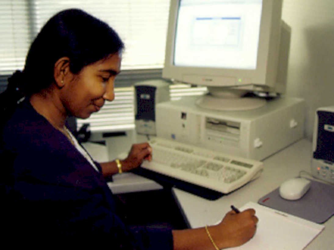 office computer data1980s 1990s A4 Photo Print