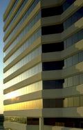 office sunrise plano Vintage A4 Photo Print