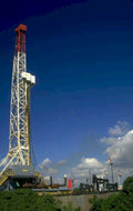 oil derrick wyoming 1980s 1990s A4 Photo Print