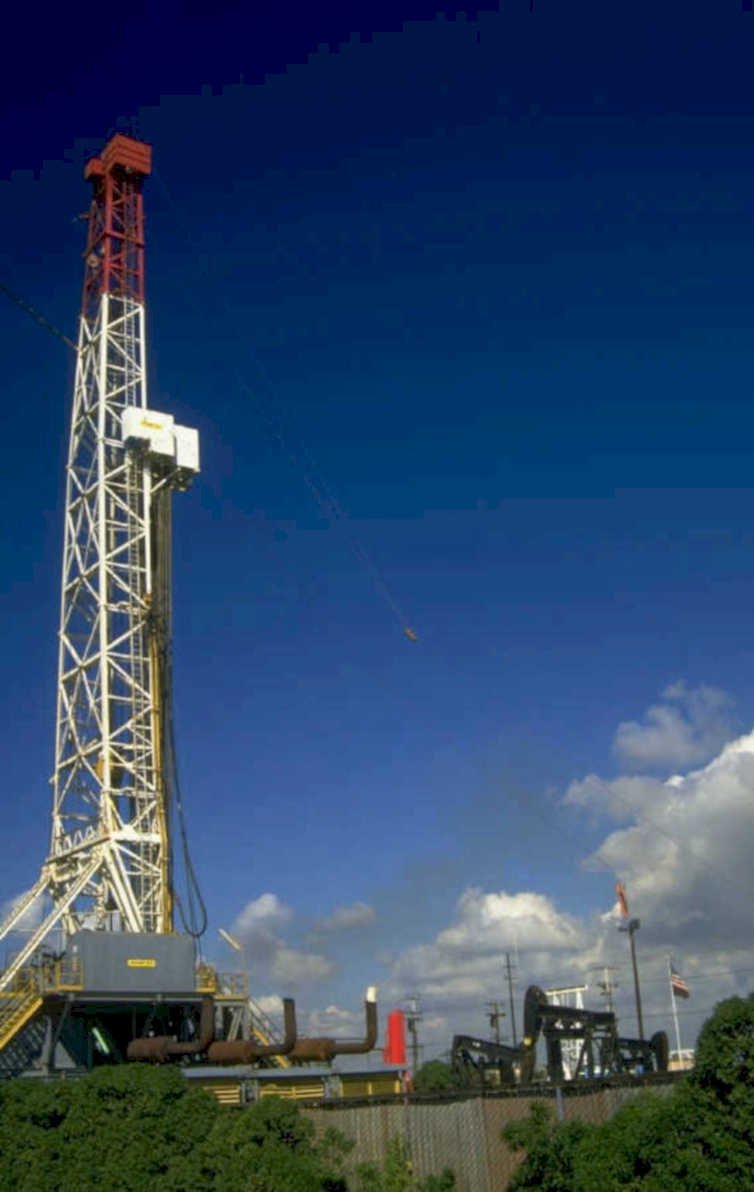 oil derrick wyoming 1980s 1990s A4 Photo Print