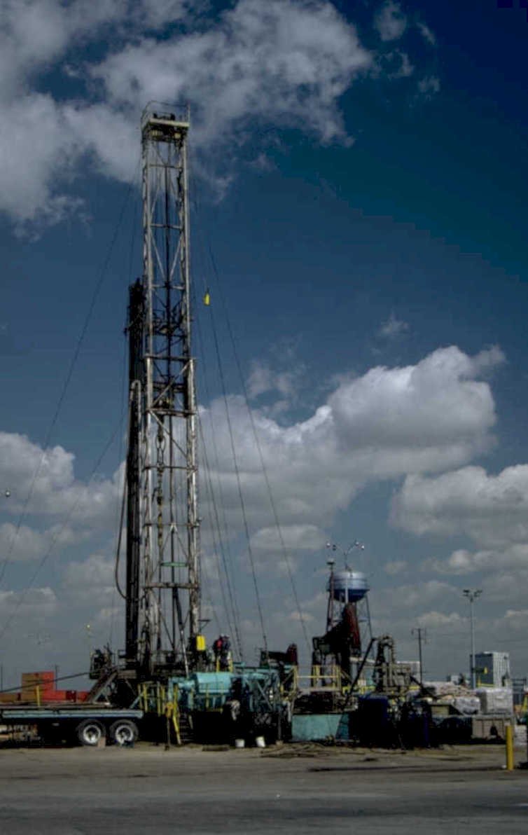 oil rig drilling 1 1980s 1990s A4 Photo Print