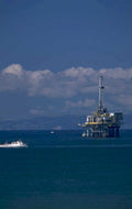 oil rig m1 1980s 1990s A4 Photo Print