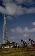 oil rig texas 1980s 1990s A4 Photo Print