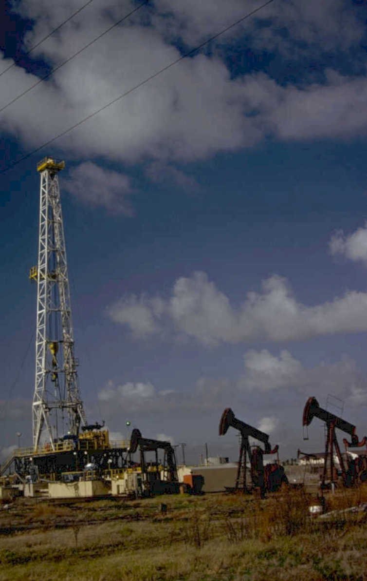 oil rig texas 1980s 1990s A4 Photo Print