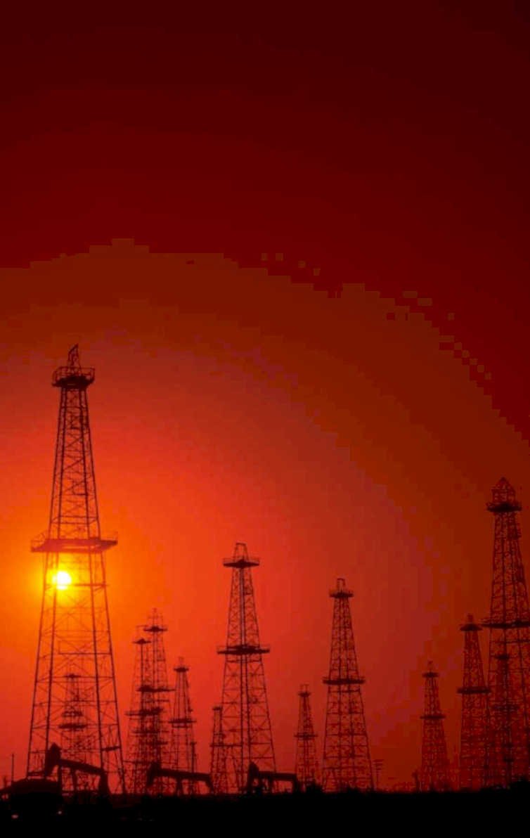 oil rigs sunset 6 1980s 1990s A4 Photo Print