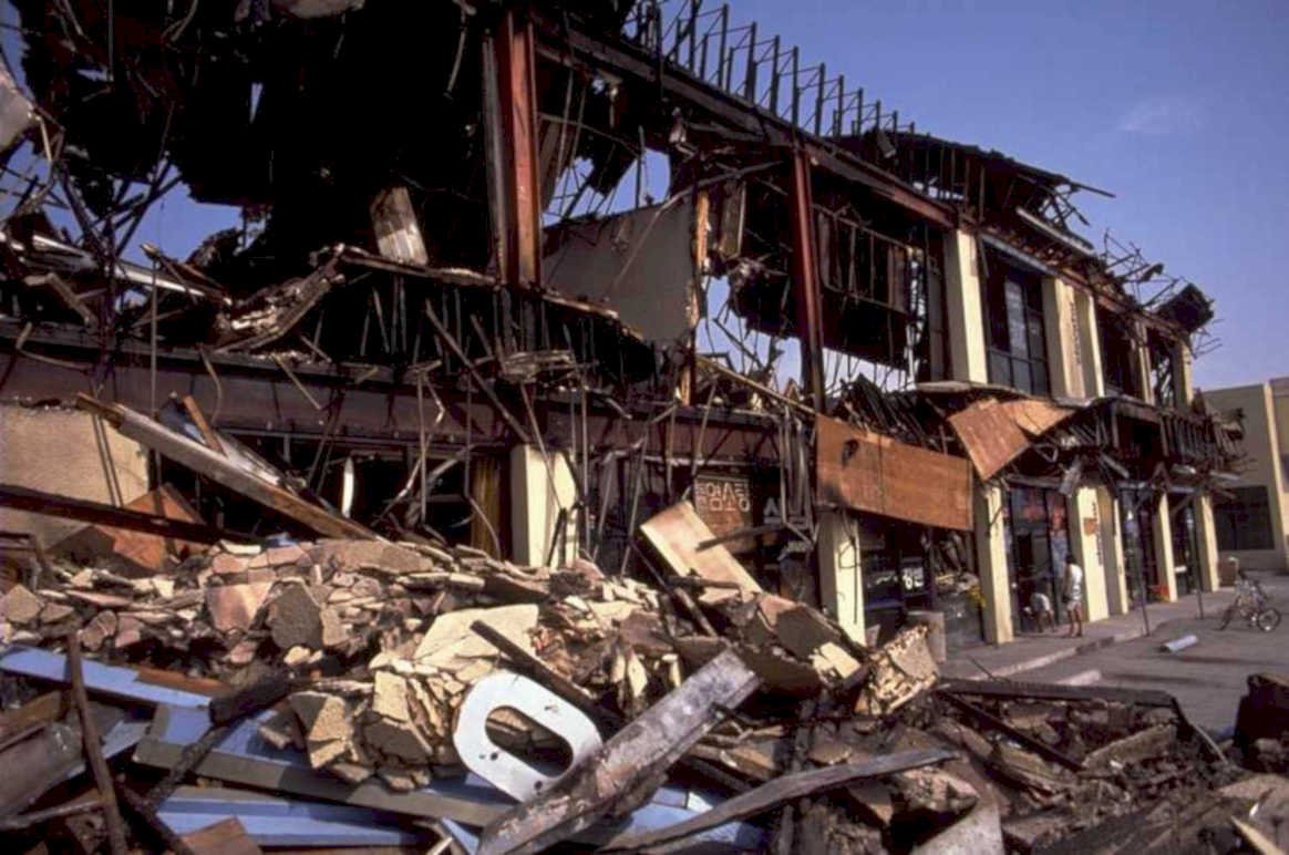 oklahoma city collapse 1980s 1990s A4 Photo Print
