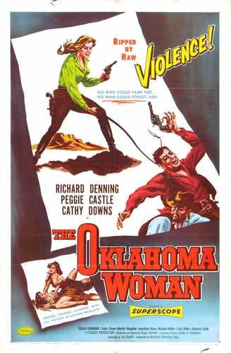 oklahoma woman  01 film star poster A4 Photo Print