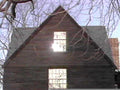 old house winter1980s 1990s A4 Photo Print