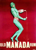 old manada rum Vintage Advert A4 Photo Print