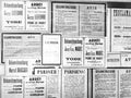 old notices archive Vintage world war A4 Photo Print