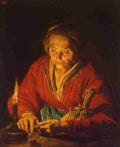 oldwoman 6 Art A4 Photo Print