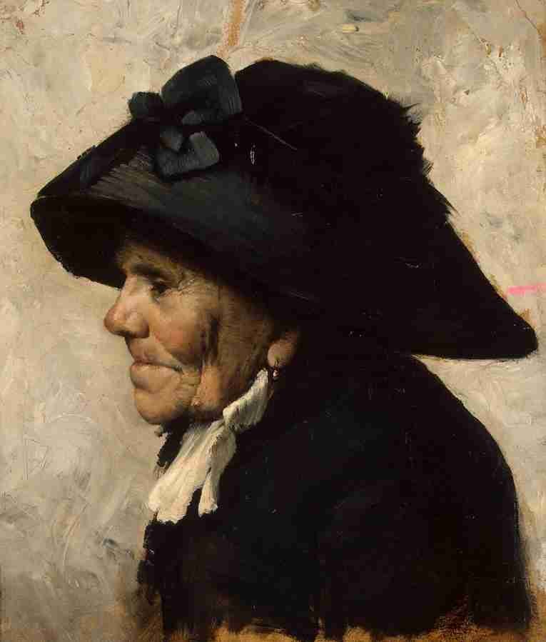 oldwoman Art A4 Photo Print