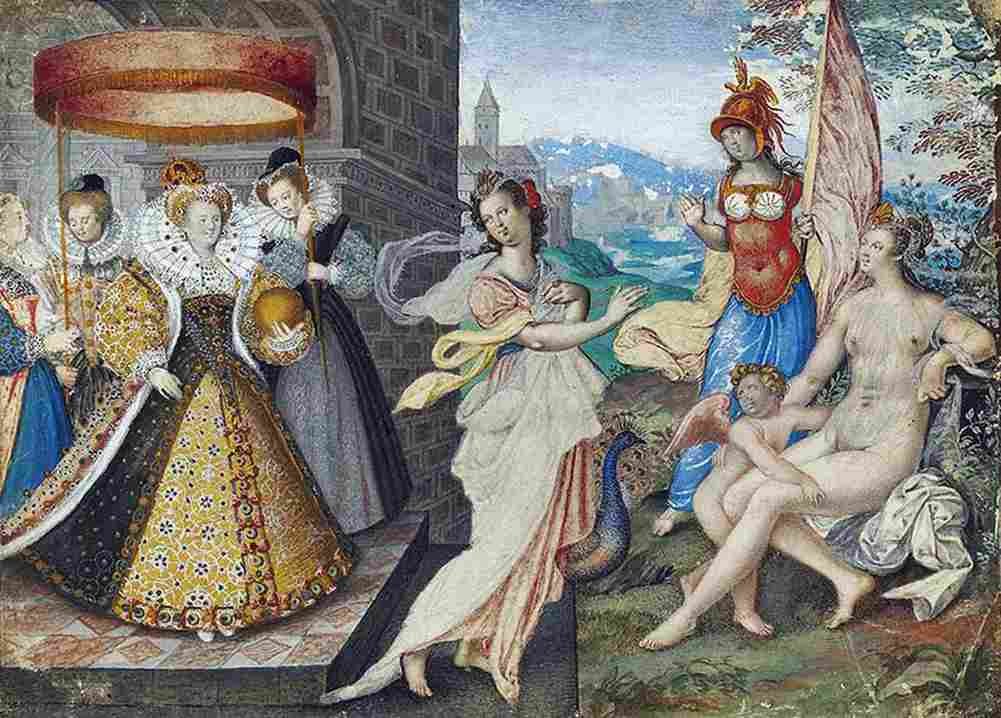 oliver Elizabeth One and the Three Goddesses Art A4 Photo Print
