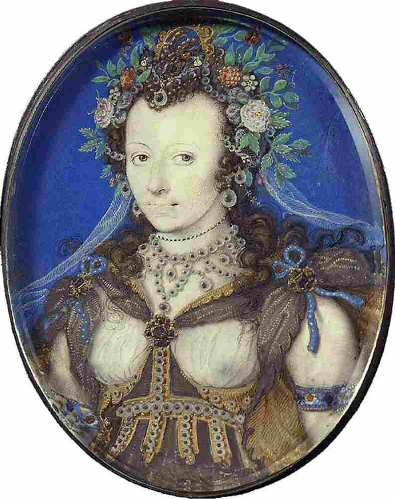 oliver Portrait of a Lady Dressed as Flora Art A4 Photo Print