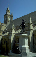 oliver cromwell statue 1980s 1990s A4 Photo Print