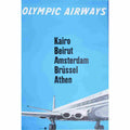 olympic airways 1961 2 Advert A4 Photo Print
