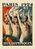 olympic games paris 1924 jean droit poster A4 Photo Print