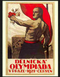 olympic games prague 1921 vaclav cutta poster Advert A4 Photo Print