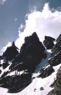 olympic mountains snow Vintage A4 Photo Print