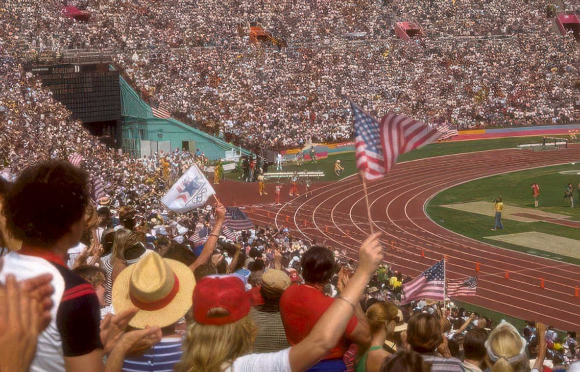 olympics 1984 losangeles Vintage A4 Photo Print