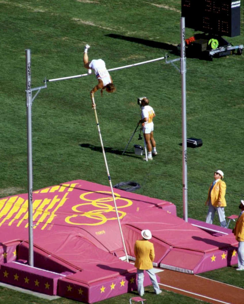 olympics high jump1980s 1990s A4 Photo Print
