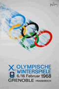 olympische winterspiele jean brian 1968 4 Advert A4 Photo Print