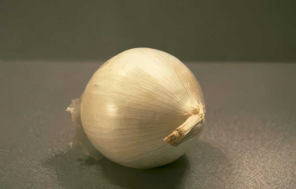 onion concrete view Vintage A4 Photo Print