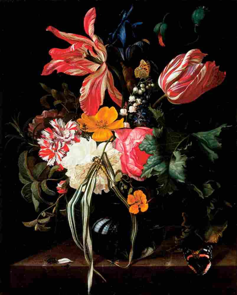 oosterwijck flower still Art A4 Photo Print