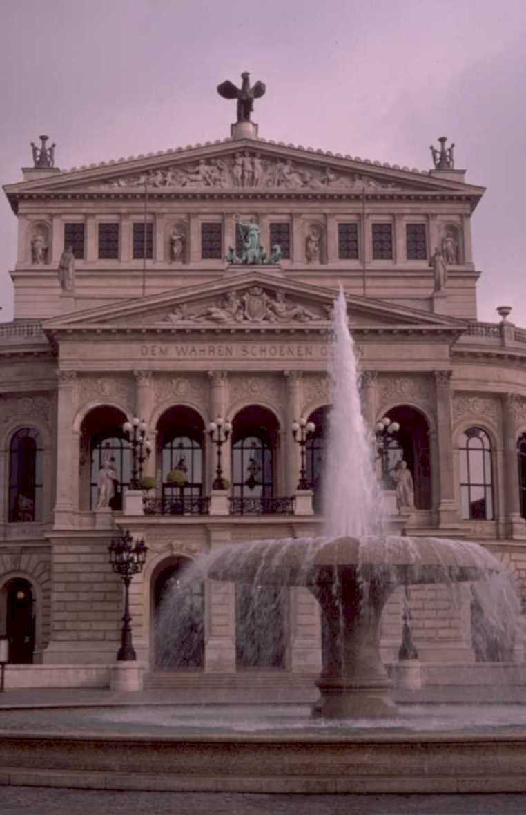 opera house fountain 1980s 1990s A4 Photo Print