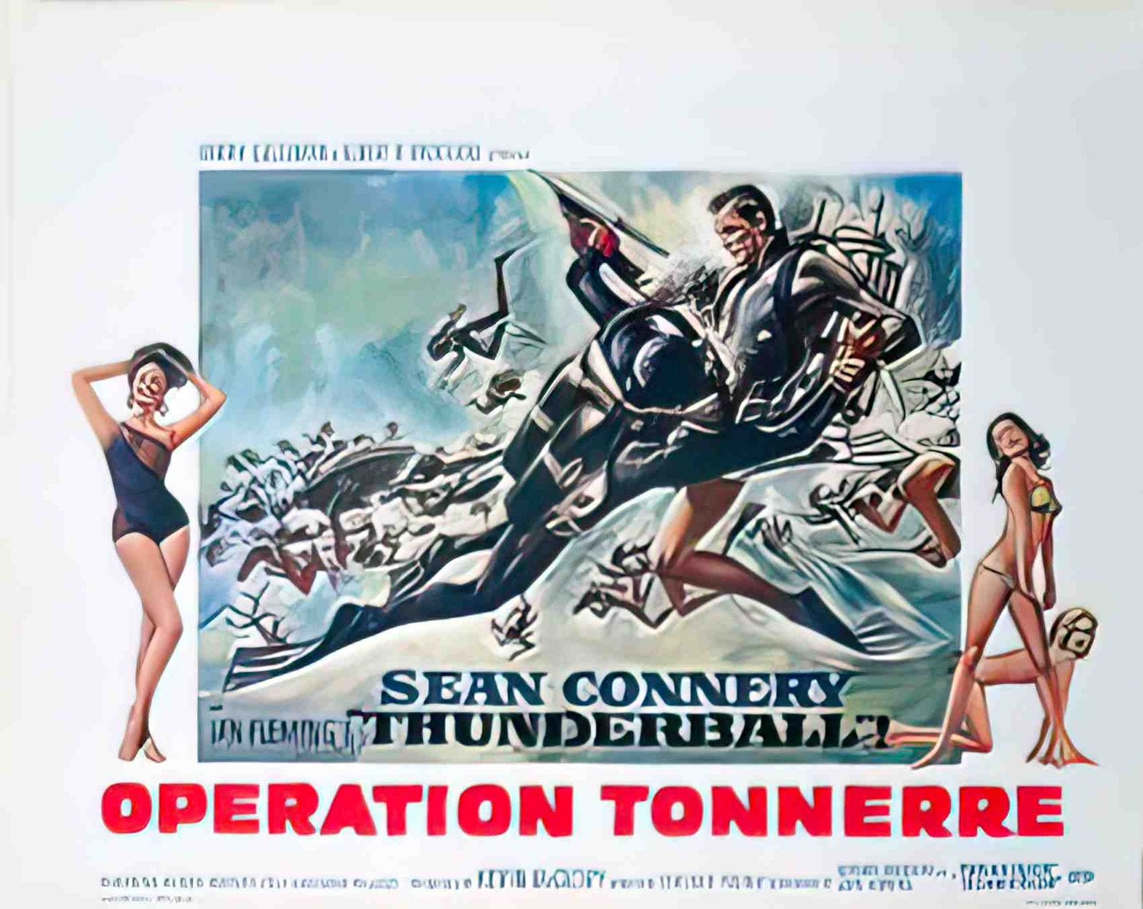 operation tonnerre belge Advert A4 Photo Print