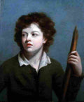 opi Boy with a Staff Art A4 Photo Print