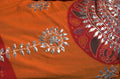orange embroidery mirror 1980s 1990s A4 Photo Print