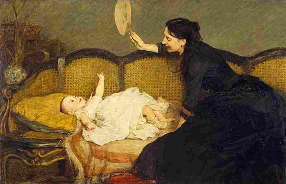 orchardson Master Baby Art A4 Photo Print