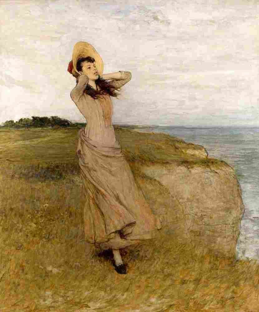 orchardson On the North Foreland Art A4 Photo Print