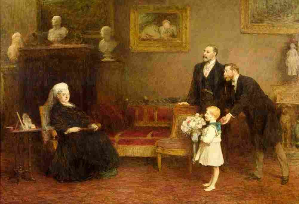 orchardson The Four Generations Art A4 Photo Print