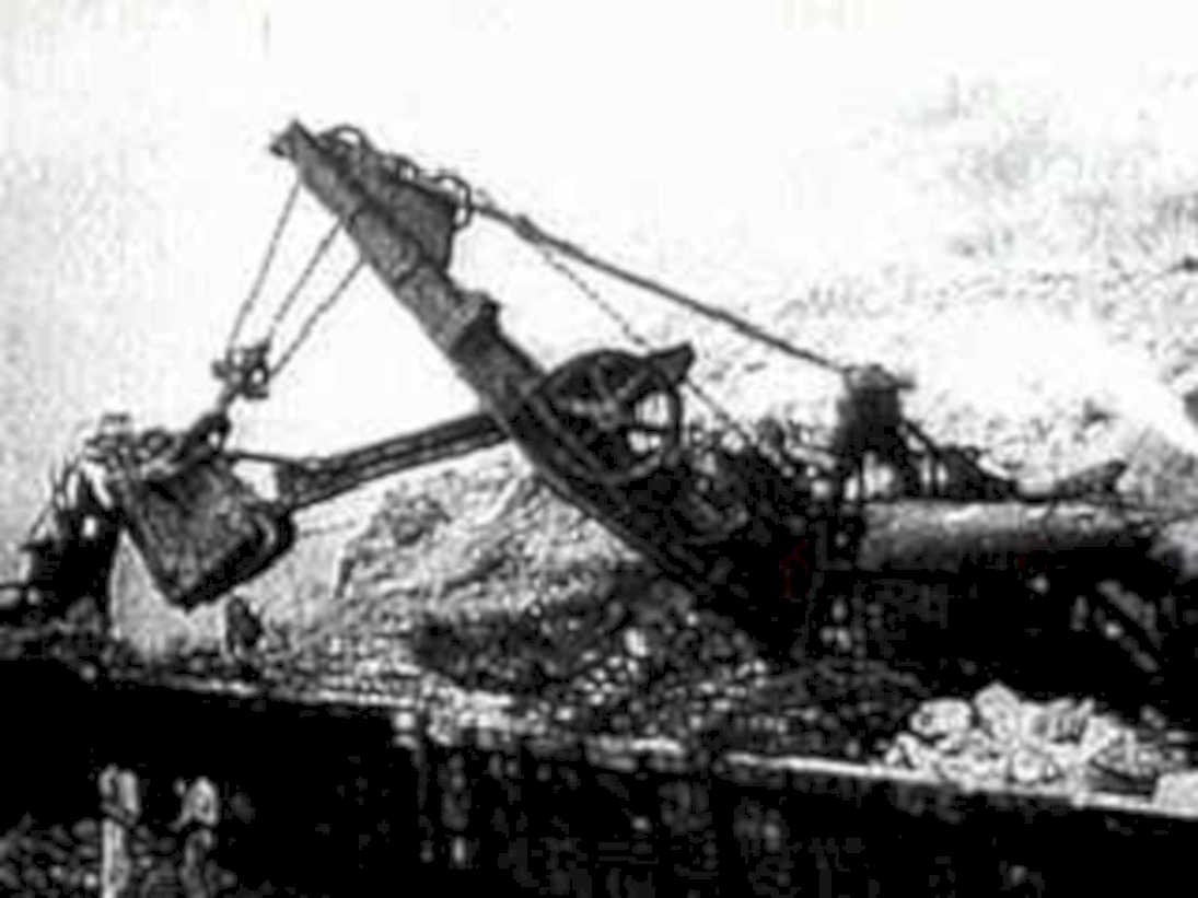 ore shovel mine1980s 1990s A4 Photo Print