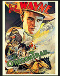 oregon trail john wayne western movie poster 1936 Advert A4 Photo Print