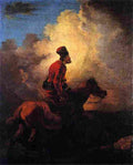 orl Cossack on Horseback Art A4 Photo Print