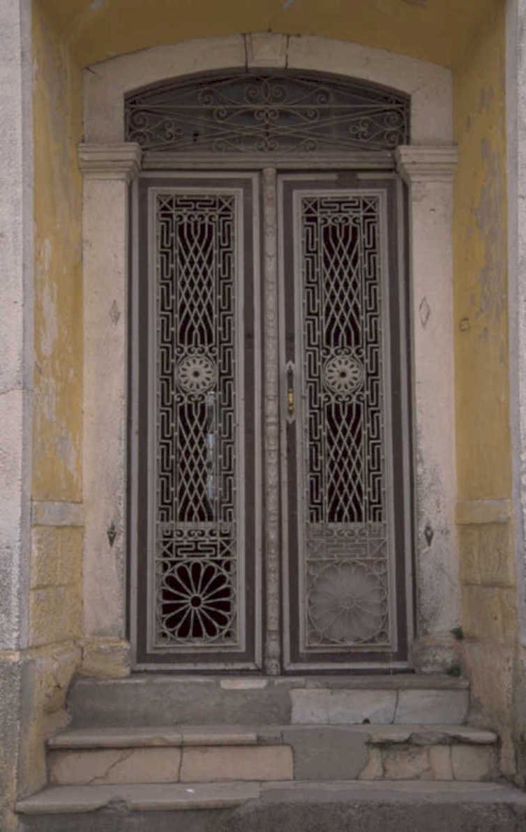 ornate metal doors 1980s 1990s A4 Photo Print