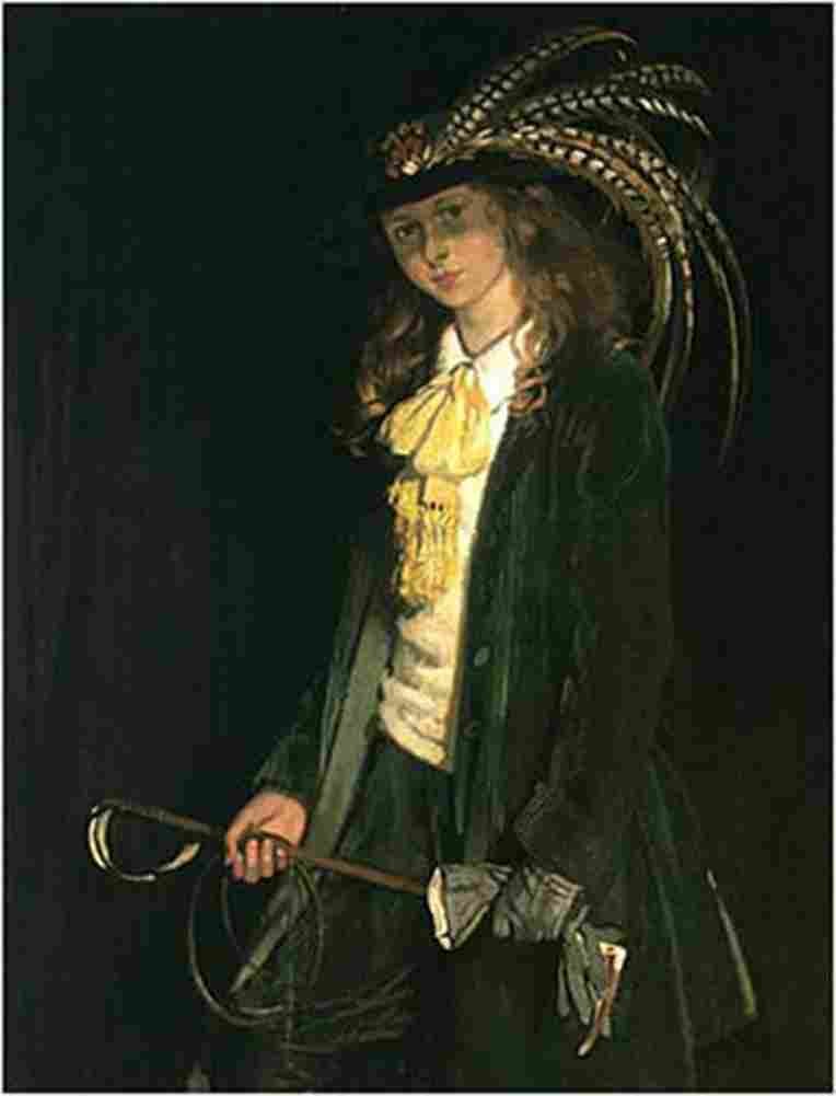 orp Gardenia Saint George with Riding Crop Art A4 Photo Print