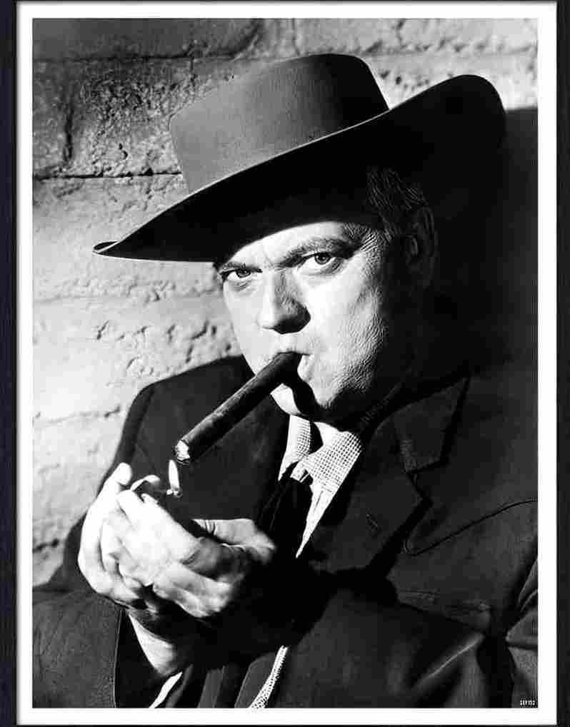 orson welles Advert A4 Photo Print