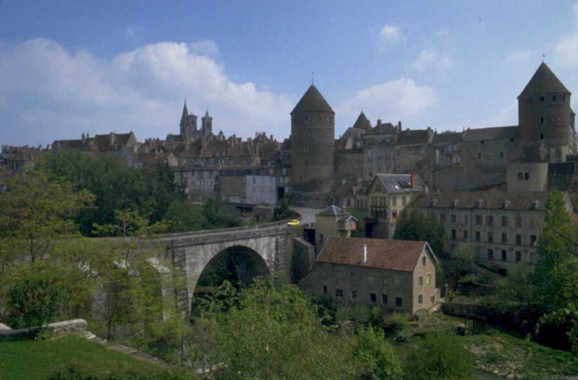 orthez bridge city 1980s 1990s A4 Photo Print