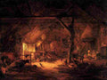 osi barn interior Art A4 Photo Print